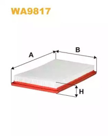WIX FILTERS wa9817 -  Воздушный фильтр